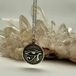 Eye of Horus Raised- Sterling Silver Pendant