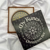 Runes Divination Agate disk