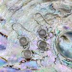 Rose Quartz Sterling Silver Earrings
