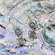 Rose Quartz Sterling Silver Earrings