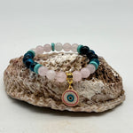 Evil Eye - Love Vibe Gemstone Bracelet -16cm