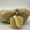 Aragonite Hexagonal Pendant - Self Healing