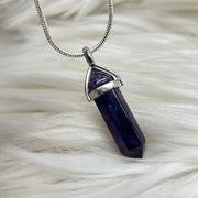 Amethyst Crystal Double Terminated Pendant