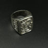 Viking Dragon Seal Sterling Silver Ring Sterling Silver Rings