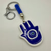 Evil Eye Hamsa Keyring