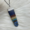Lapis Lazuli Chakra Tabby Crystal Pendant Pendants