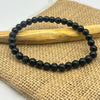 Black Onyx Gemstone Bracelet -6mm Bracelets