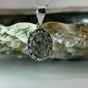 Black Rutile Sterling Silver Crystal Pendant Sterling Silver Pendants