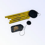 Gold Five Rod Dragon Windchime