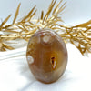 Peace and Passion Flower Agate Oval Crystal