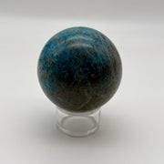 Blue Apatite Crystal Sphere