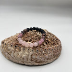 Crystal - Lava infusion bracelet : In charge of my heart-16cm