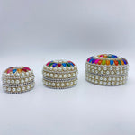 3 in 1 Cream Rainbow Trinket Box