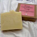 Rose Geranium Handcrafted Olive Oil Soap