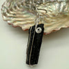 Natural Black Tourmaline Crystal Pendants