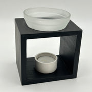 Black Wooden Oil Burner