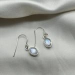 Sterling Silver Moonstone Earrings