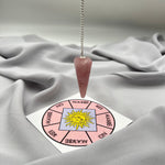 Pendulum - Rose Quartz Crystal