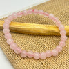 Rose Quartz Gemstone Bracelet -6mm Bracelets