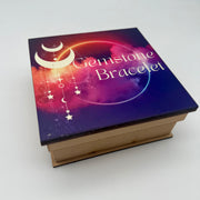 Gemstone Bracelet Color Wooden Box