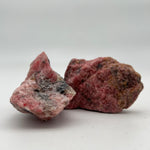 Rough Red Zimbabwean Rhodonite x 2 ( pair)
