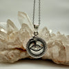 Ouroboros Eye Sterling Silver Pendant