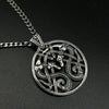Water Dragon Viking Sterling Silver Amulet Pendants