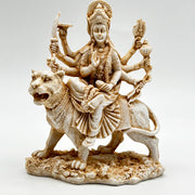 Durga White Statue