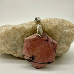 Rhodonite Hexagonal Pendant - Self Worth