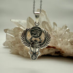 Scarab Amulet Sterling Silver Pendant