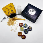 Crystal Round Seven Chakra Healing Set