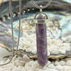 Lepidolite Crystal Pendant