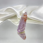 Spirit Quartz with Red Hematite and Elestiation