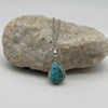 Larimar Sterling Silver Crystal Pendant