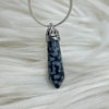 Snowflake Obsidian Crystal Double Terminated Pendant Charms & Pendants
