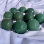 Green Quartz spheres