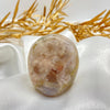Peace and Passion Flower Agate Oval Crystal