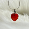 Carnelian Crystal Heart Pendant Pendants