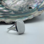 Moonstone Sterling Silver Moonstone Crystal Ring