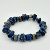 Dumortierite Large Chip Crystal Bracelet Crystal Bracelet