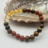Goldstone, Citrine & Tigers eye Crystal Bracelet