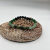 Crystal - Lava infusion bracelet : Prosperity-16/18cm
