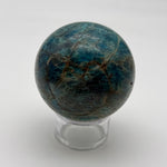Blue Apatite Crystal Sphere