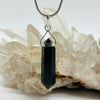 Black Onyx Double Terminated Crystal Pendant Pendants