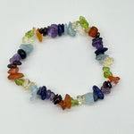 Chakra Chip Crystal Bracelet