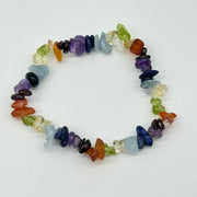 Chakra Chip Crystal Bracelet