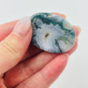 Moss Agate Crystal Worry Stone Crystals