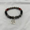 Witchy Flame Stone  Gemstone bracelet-17cm