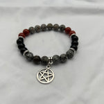 Witchy Flame Stone  Gemstone bracelet-17cm