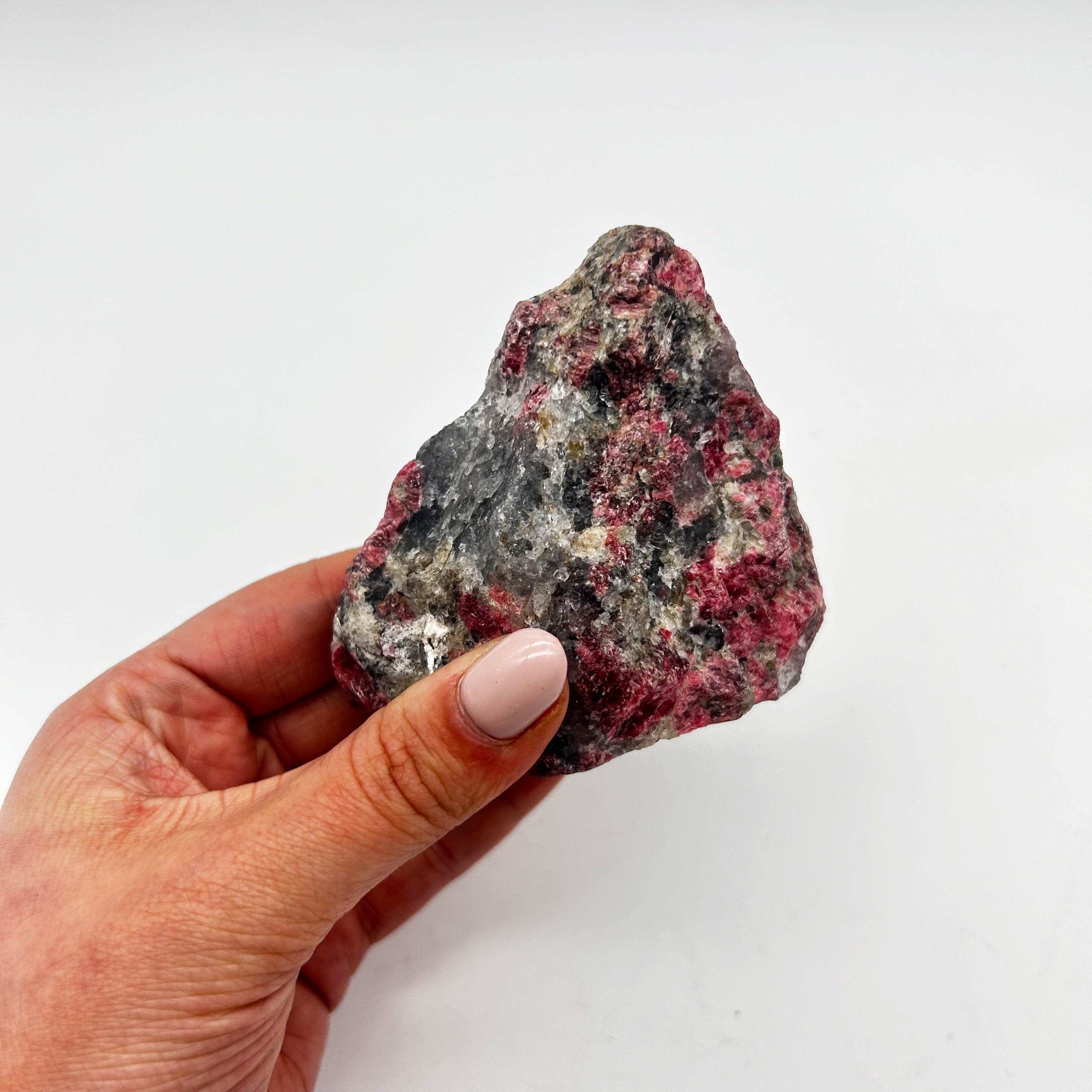 Red Rhodonite Crystal From Zimbabwe – The Crystal Spirits